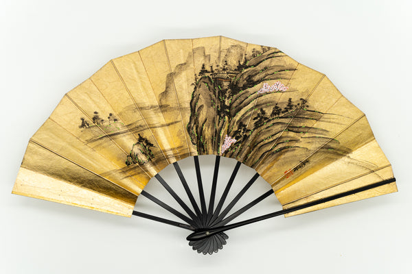 山水画 手描– 扇専門店 万葉