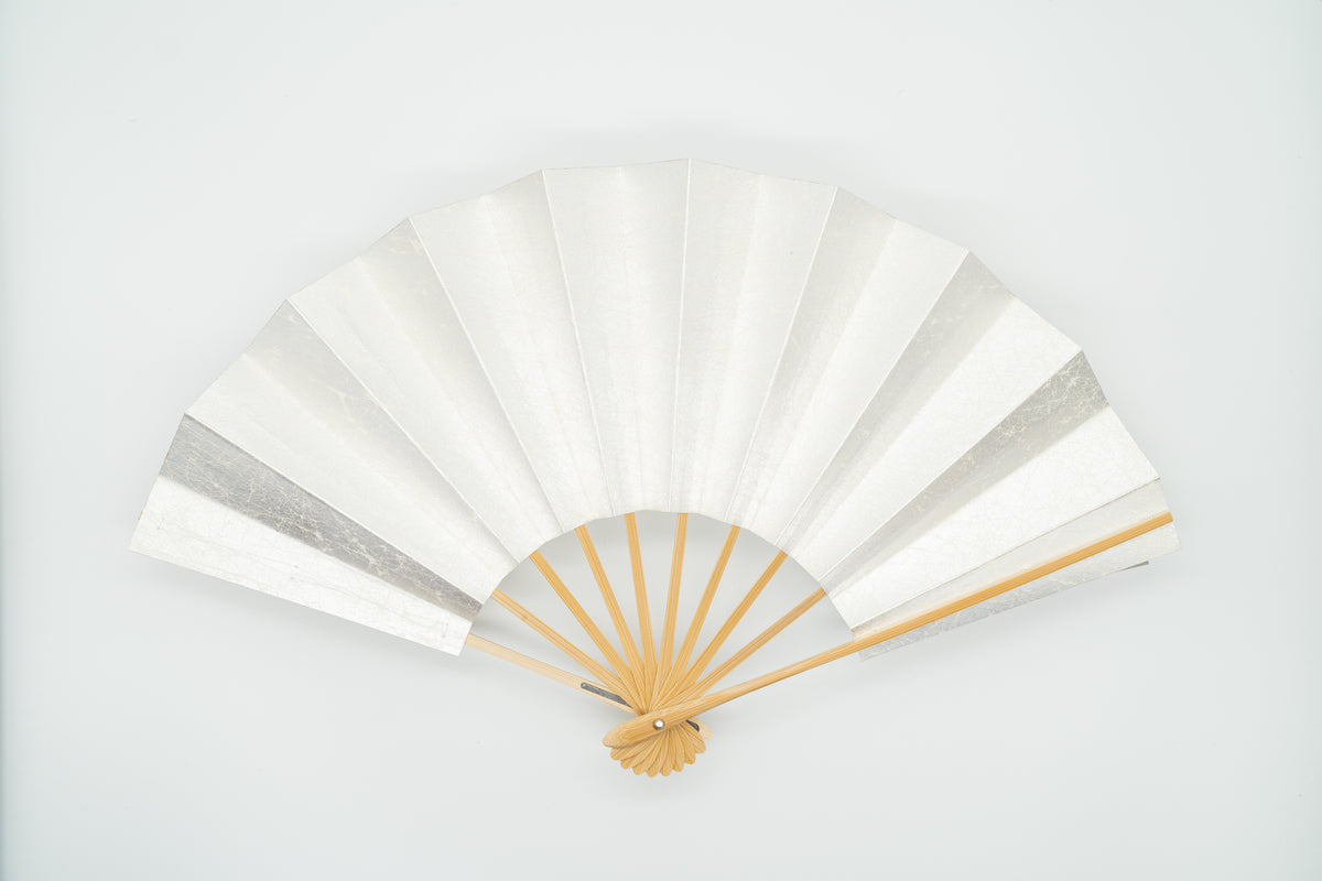 銀もみ上箔– 扇専門店 万葉