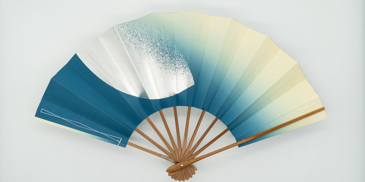 7月下旬入荷予定】月（ブルー）– 扇専門店 万葉